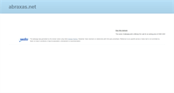 Desktop Screenshot of abraxas.net